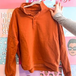 Rusty orange brandy Melville ‘archer sweatshirt’